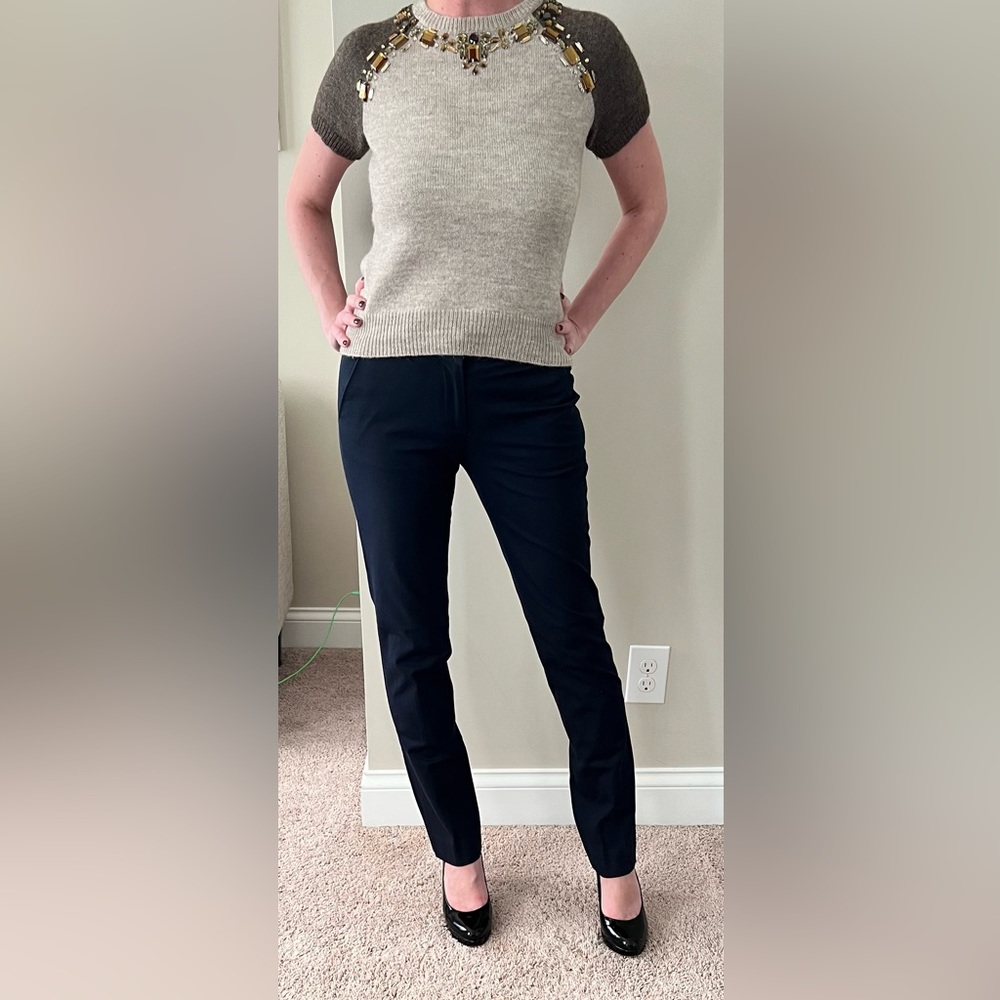 J Crew Pants Navy and Black